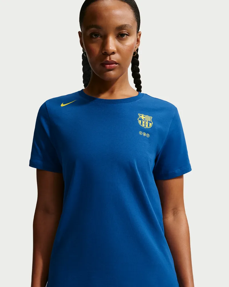 Nike FC Barcelona Supporter Fourth  Fußball-T-Shirt für Damen - Blau Blau