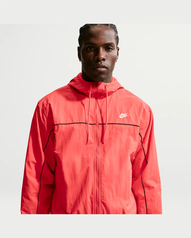 Nike Club Jacke mit Kapuze (Herren) - Orange Orange