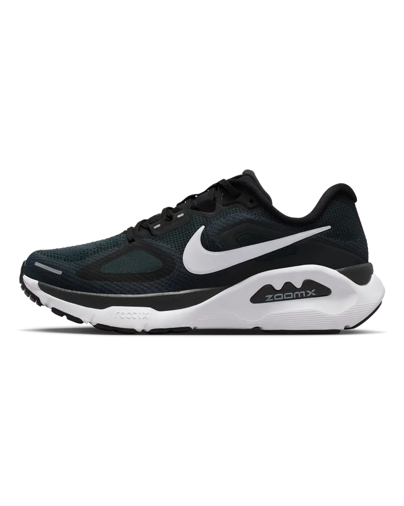 Nike Structure Plus Straßenlaufschuh (Damen) - Schwarz Schwarz