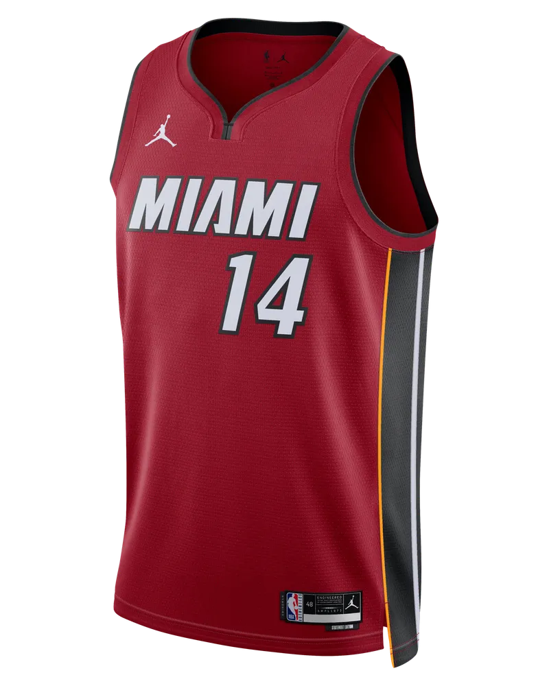 Jordan Miami Heat Statement Edition  Dri-FIT NBA Swingman Trikot für Herren - Rot Rot