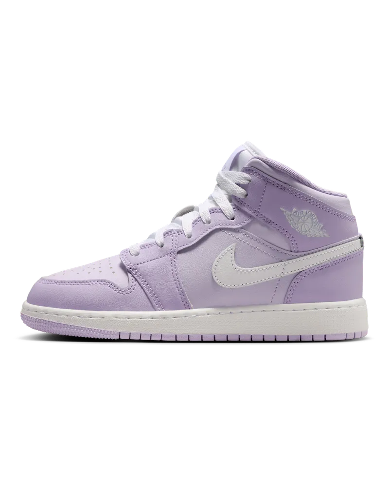 Jordan Air  1 Mid Schuh für ältere Kinder - Lila Lila