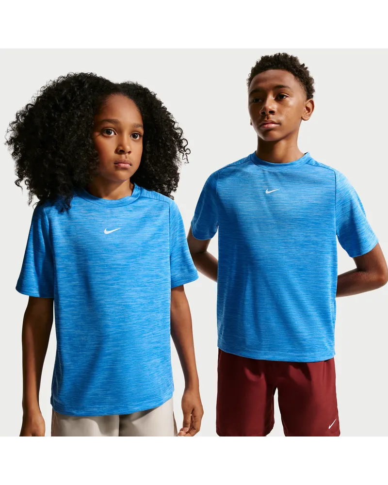 Nike Multi Dri-FIT Kurzarmshirt (ältere Kinder) - Blau Blau