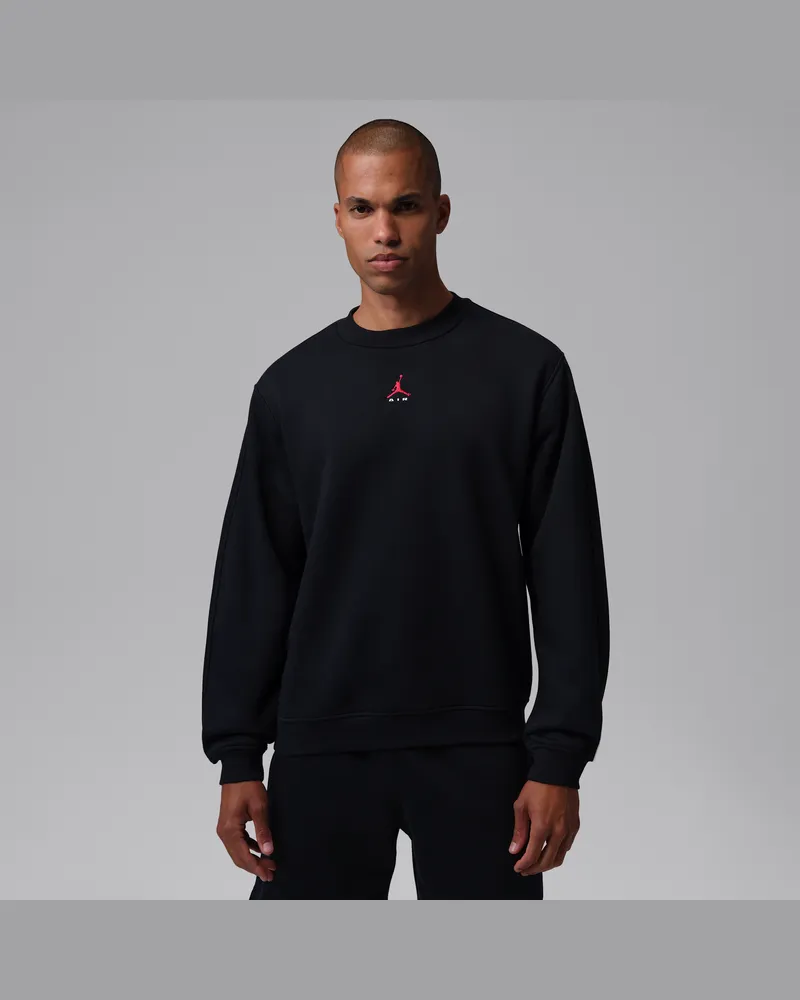 Jordan Brooklyn Sweatshirt mit Rundhalsausschnitt (Herren) - Schwarz Schwarz