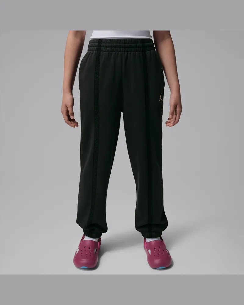 Jordan Fleece-Hose für ältere Kinder - Schwarz Schwarz