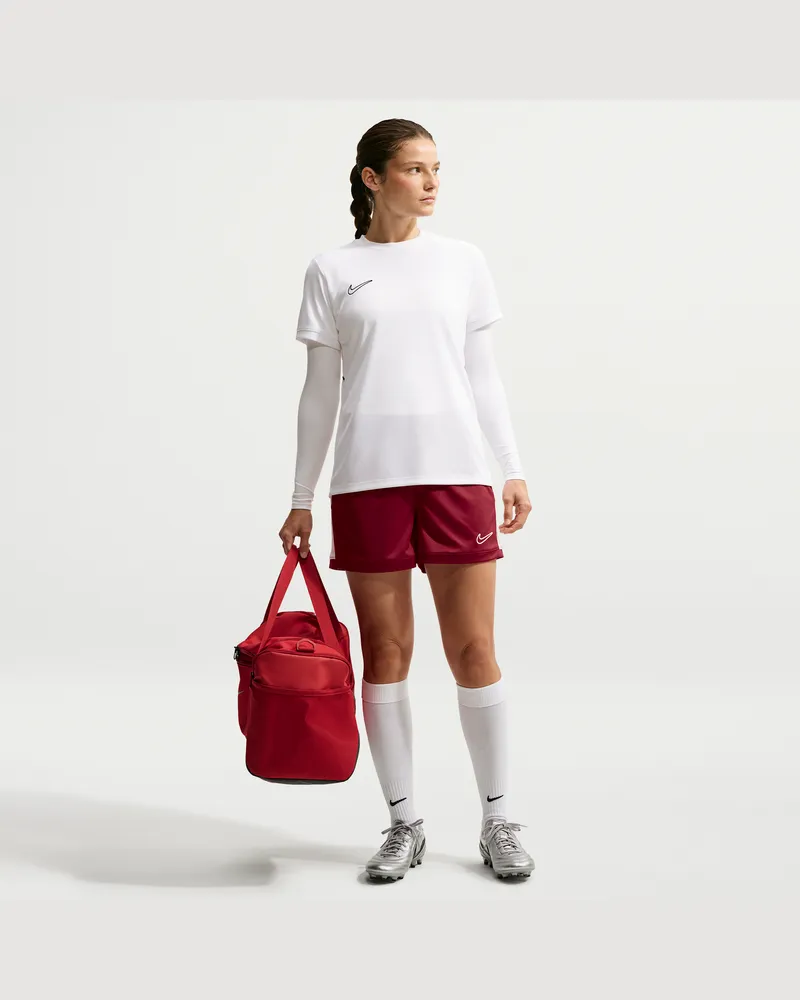 Nike Academy Dri-FIT-Fußballshorts (ca. 10 cm) (Damen) - Rot Rot