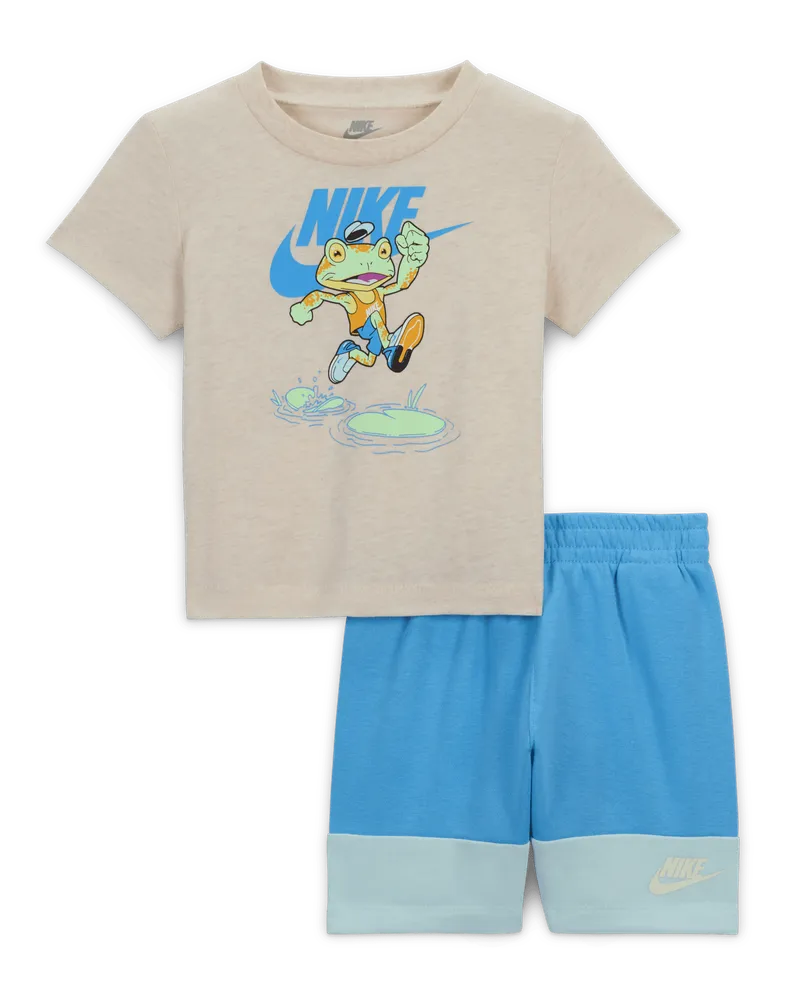Nike KSA Shorts-Set für Babys (12–24 M) - Blau Blau