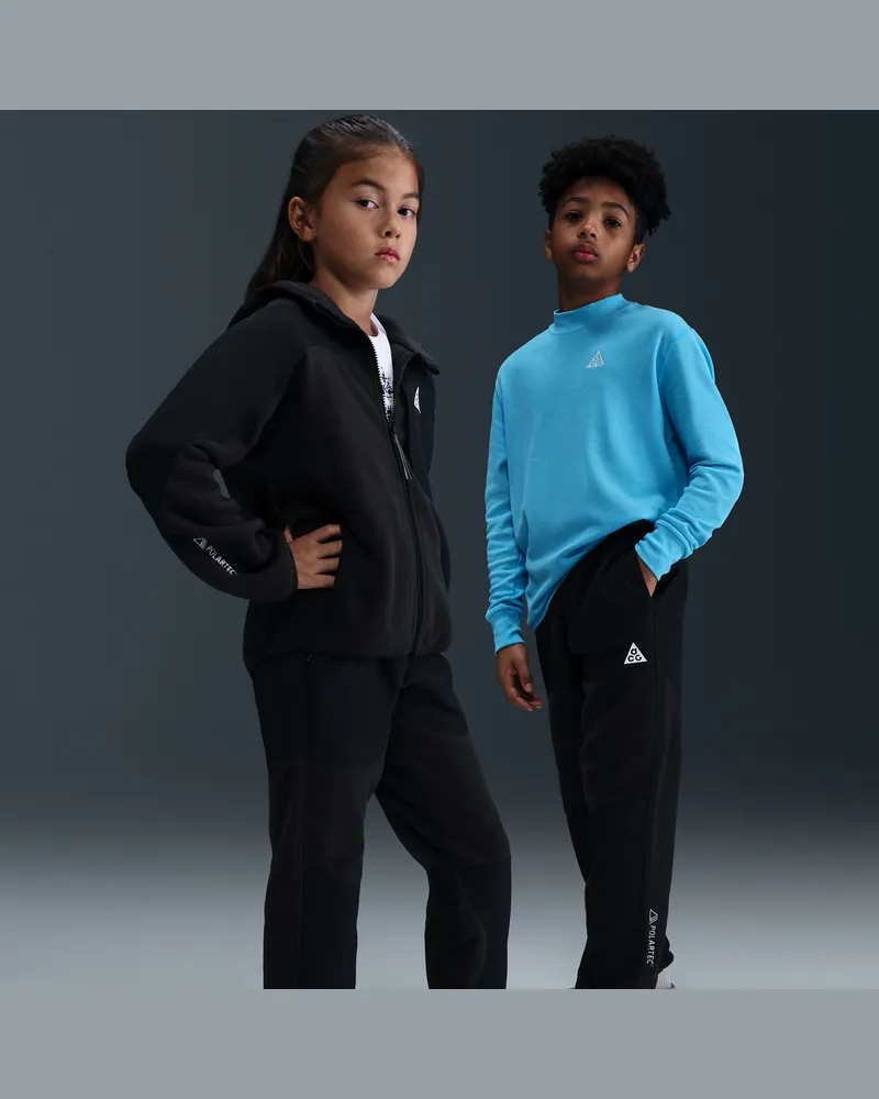 Nike ACG "Wolf Tree" Polartec® Hose für ältere Kinder - Schwarz Schwarz