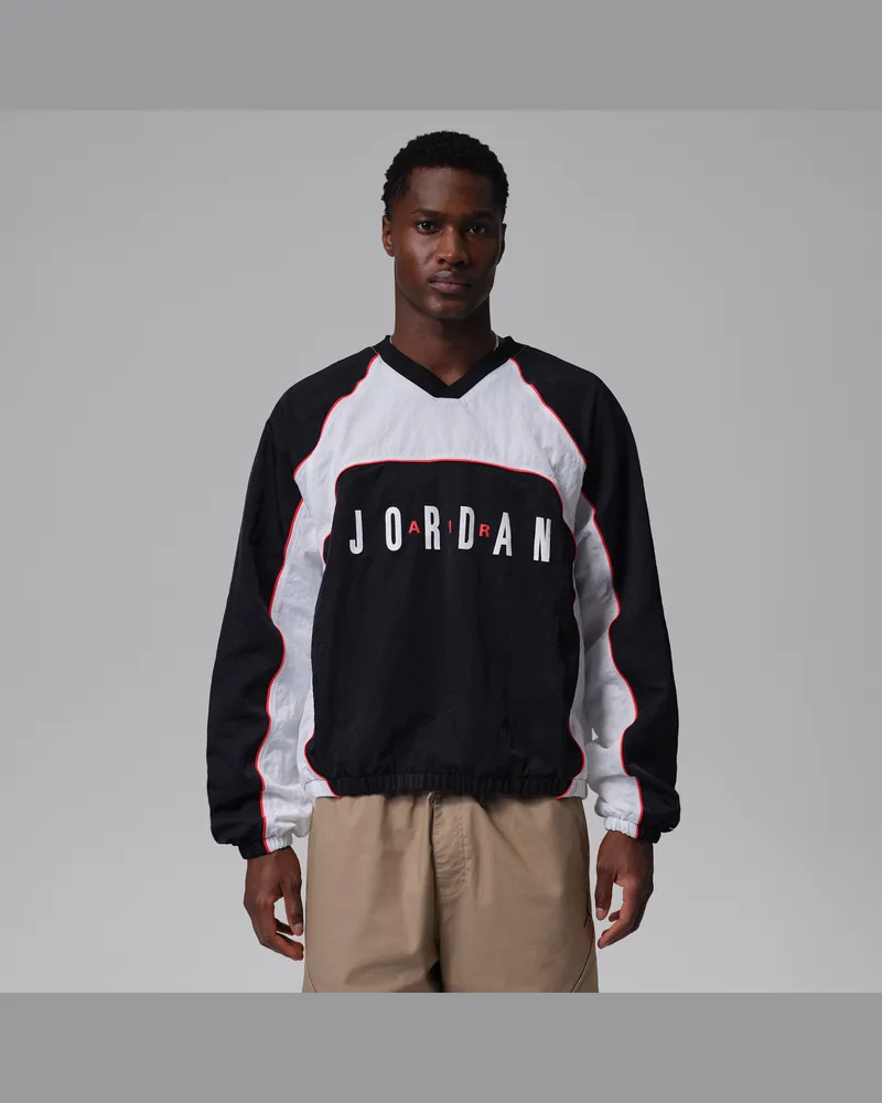 Jordan Flight Warm-up-Longsleeve (Herren) - Schwarz Schwarz