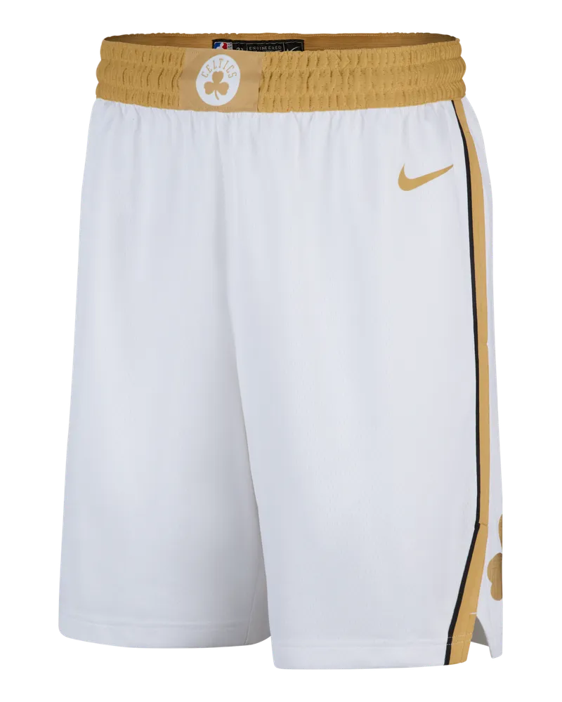 Nike Boston Celtics City Edition  Dri-FIT NBA Swingman Shorts für Herren - Weiß Weiß
