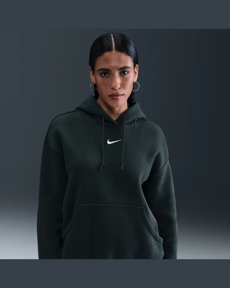 Nike Phoenix Fleece Oversize-Hoodie für Damen - Grün Grün
