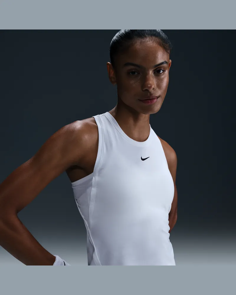 Nike Victory Dri-FIT Tennis-Tanktop (Damen) - Weiß Weiß