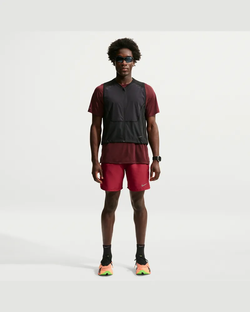 Nike Miler Dri-FIT Laufshorts mit Futter (ca. 18 cm) (Herren) - Rot Rot