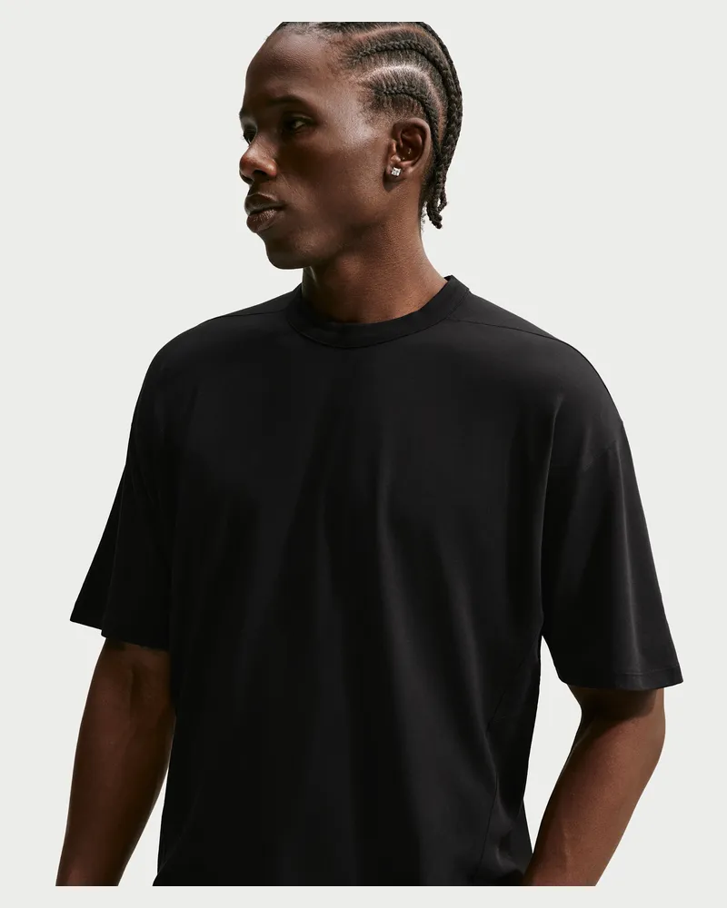 Nike 24.7 ImpossiblySoft Light Dri-FIT-Kurzarmshirt (Herren) - Schwarz Schwarz