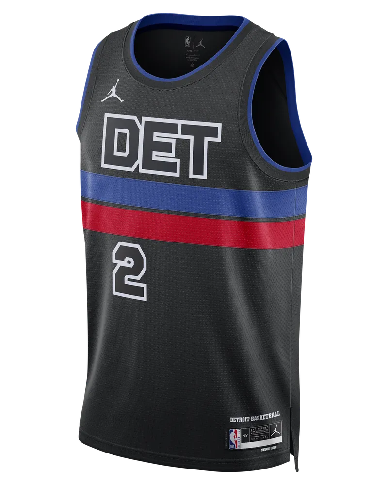 Jordan Cade Cunningham 2024/25 Statement Edition  Dri-FIT NBA Swingman Trikot (Herren) - Schwarz Schwarz