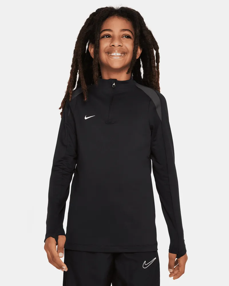 Nike Dri-FIT Strike Fußball-Trainingsoberteil für ältere Kinder - Schwarz Schwarz