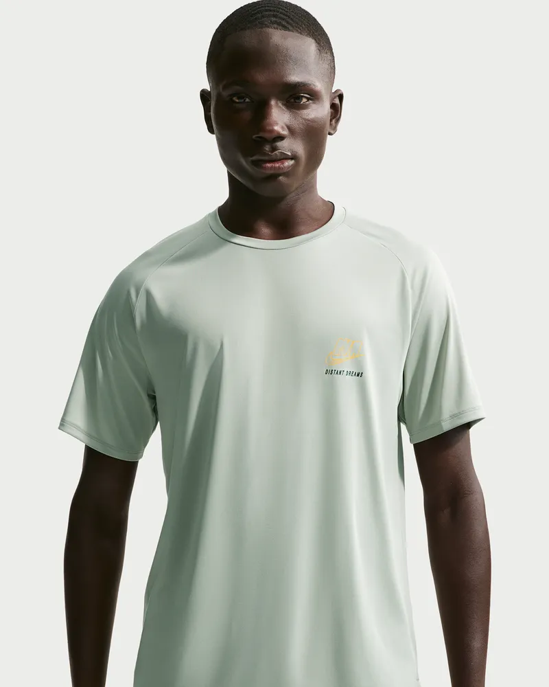 Nike Stride Dri-FIT ADV Kurzarm-Laufoberteil (Herren) - Grün Grün