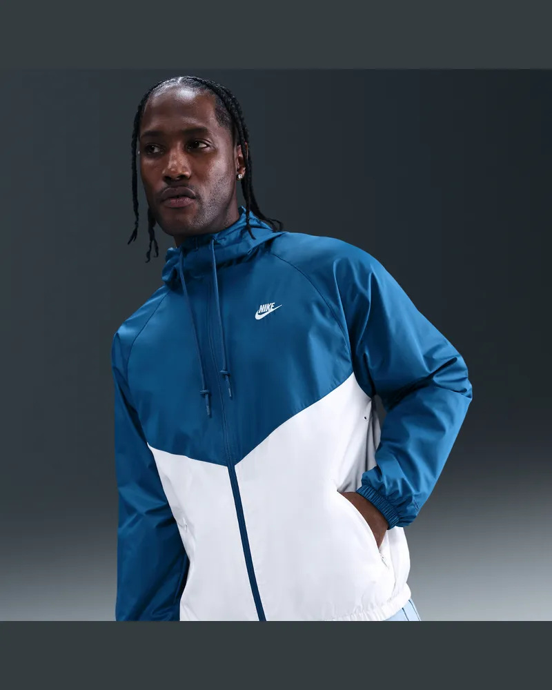 Nike Windrunner gefütterte Jacke (Herren) - Blau Blau