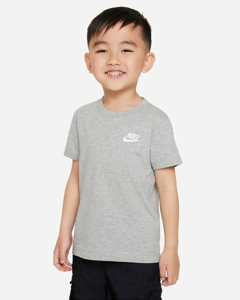 Nike besticktes Futura T-Shirt (Kleinkinder) - Grau Grau