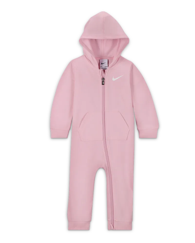 Nike Essentials Hooded Coverall Overall (Babys) - Pink Pink