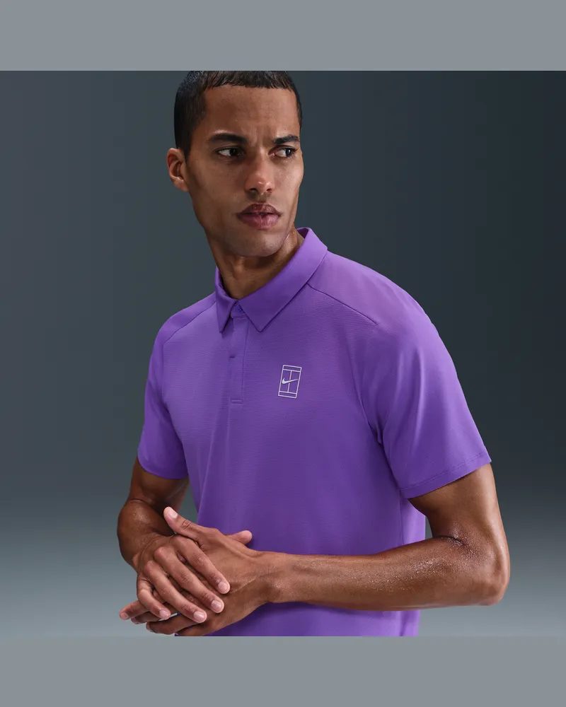 Nike Court Advantage Dri-FIT Tennis-Poloshirt (Herren) - Lila Lila