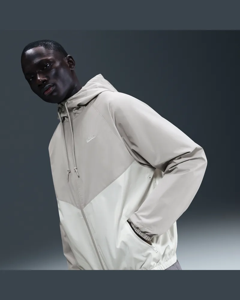 Nike Windrunner gefütterte Jacke (Herren) - Grau Grau