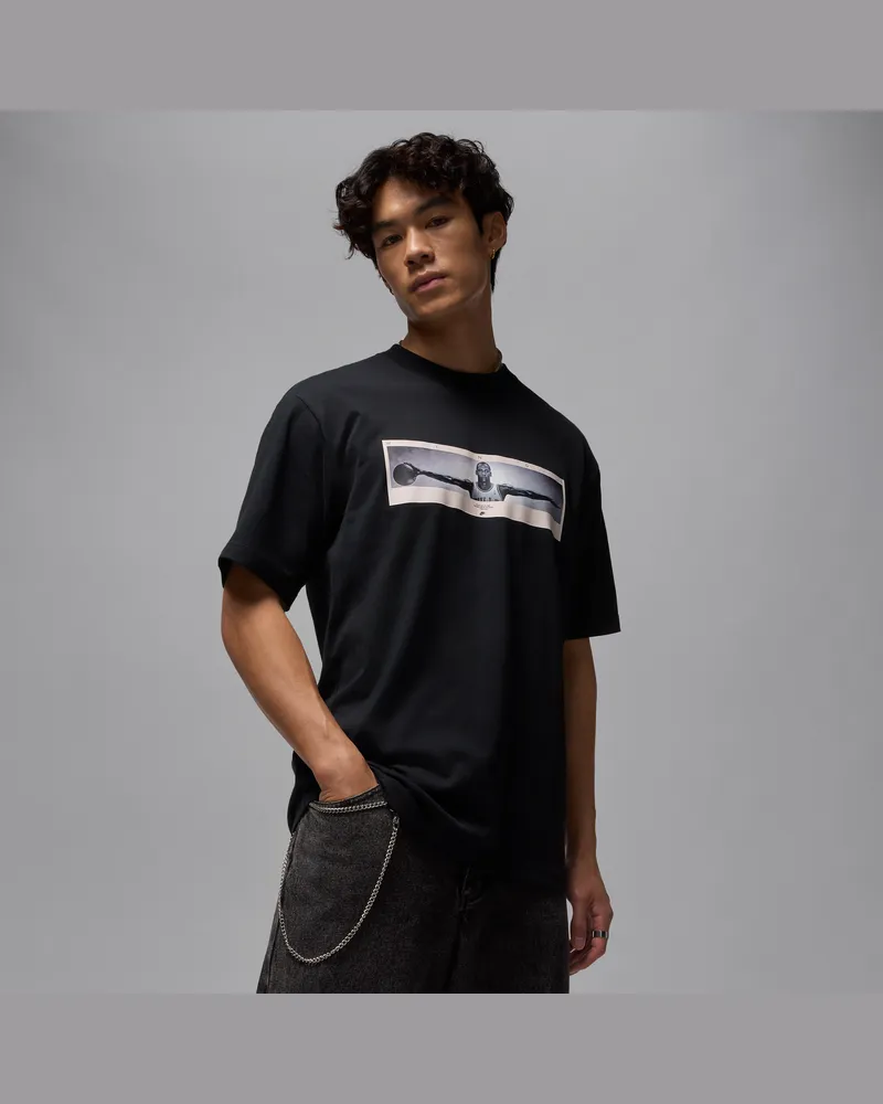 Jordan T-Shirt mit Foto (Herren) - Schwarz Schwarz