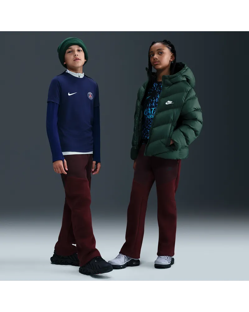 Nike Tech Fleece Hose mit offenem Saum für ältere Kinder (Jungen) - Rot Rot