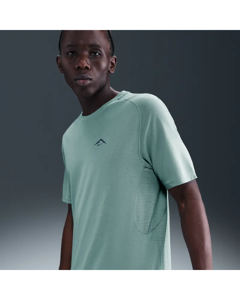 Nike Solar Chase Dri-FIT ADV Kurzarm-Laufoberteil (Herren) - Grün Grün