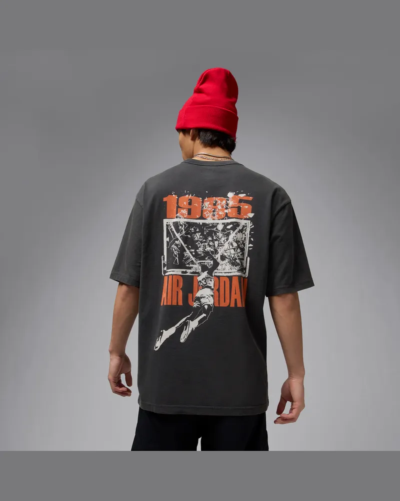 Jordan Brooklyn Oversize-T-Shirt mit Grafik (Herren) - Schwarz Schwarz