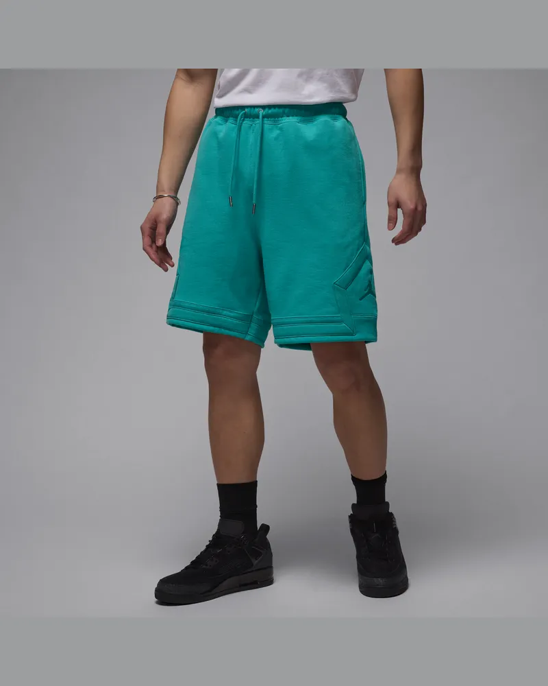 Jordan Flight Fleece Shorts mit diamantförmigen Akzenten (für Herren) - Grün Grün