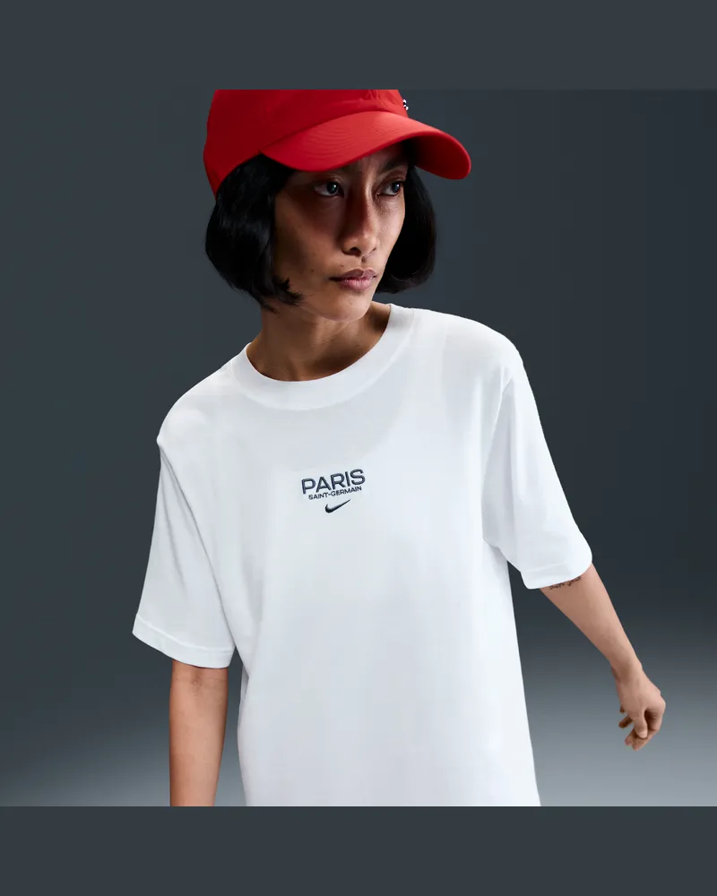 Nike Paris Saint-Germain Premium  Fußball-T-Shirt (Damen) - Weiß Weiß