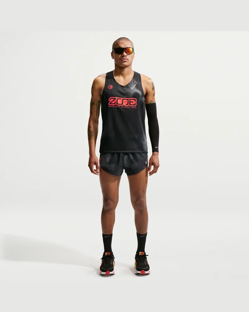 Nike AeroSwift Dri-FIT-ADV-Laufshorts mit Innenslip für Herren (ca. 5 cm) - Schwarz Schwarz