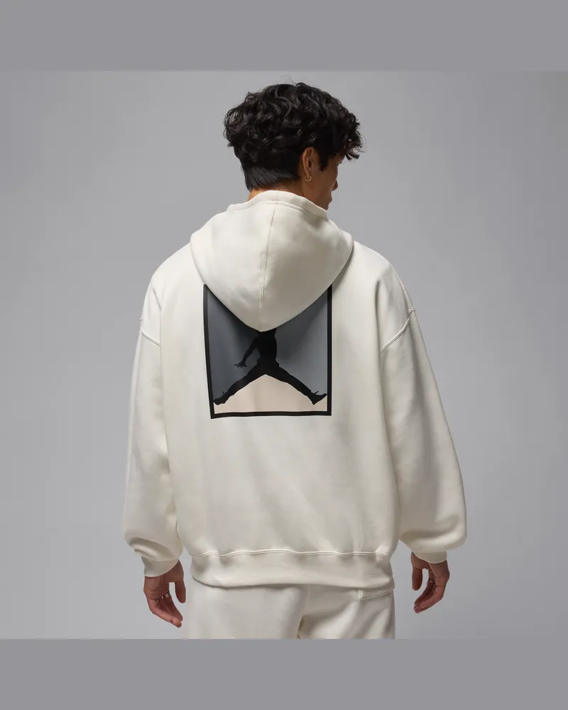 Jordan Brooklyn Fleece-Hoodie mit Grafik (Herren) - Weiß Weiß
