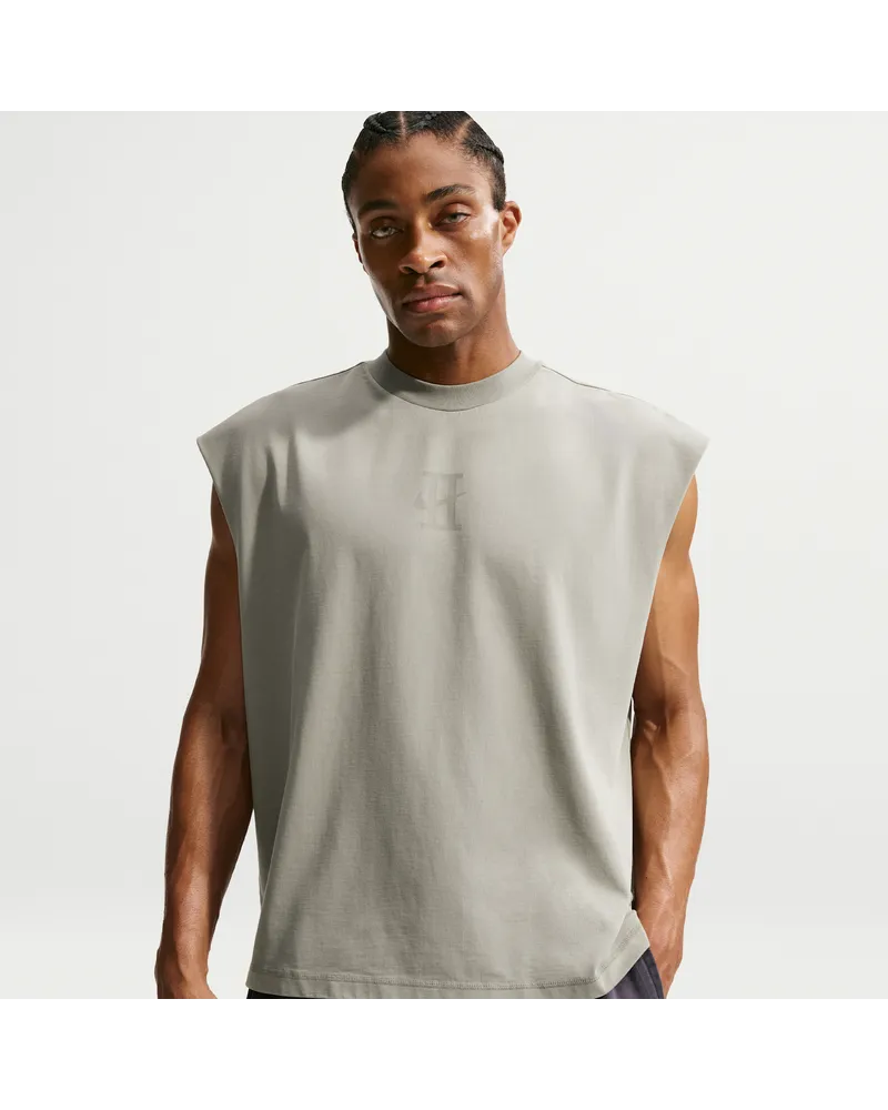 Nike Ärmelloses Dri-FIT-Spieloberteil (Herren) aus der Book Standard Issue - Grau Grau