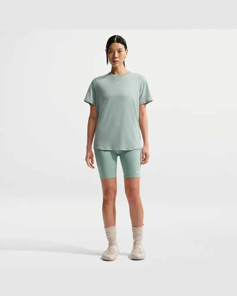 Nike One Bike Shorts mit hohem Taillenbund für Damen (ca. 20,5 cm) - Grün Grün