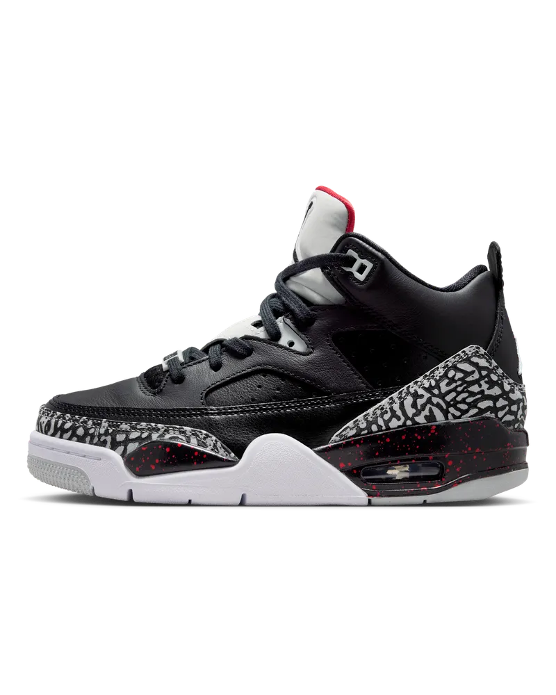 Jordan Son of Mars Low Schuh (ältere Kinder) - Schwarz Schwarz