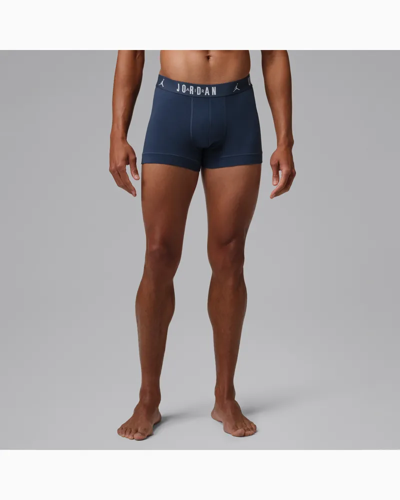Jordan Flight Cotton Boxershorts (Herren, 3er-Pack) - Blau Blau