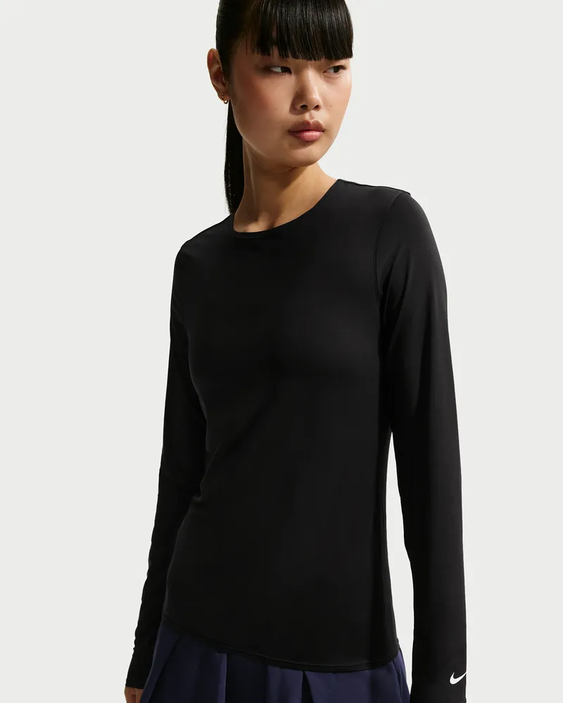 Nike Golf Club Golf-Longsleeve mit UV-Schutz und Dri-FIT-Technologie (Damen) - Schwarz Schwarz