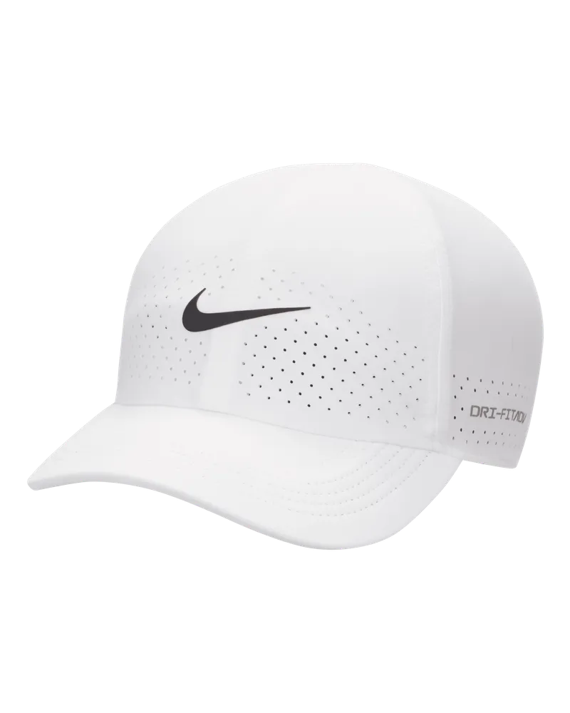 Nike Dri-FIT ADV Club unstrukturierte Tennis-Cap - Weiß Weiß