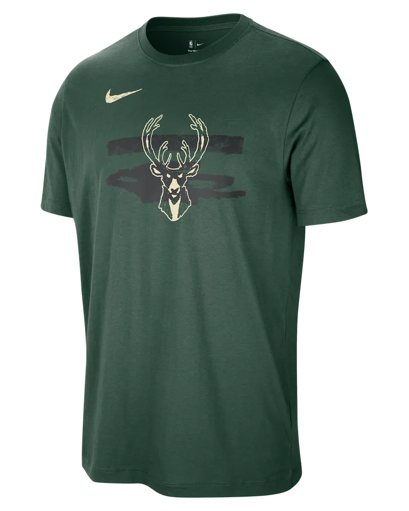 Nike Milwaukee Bucks Courtside  NBA T-Shirt (Herren) - Grün Grün