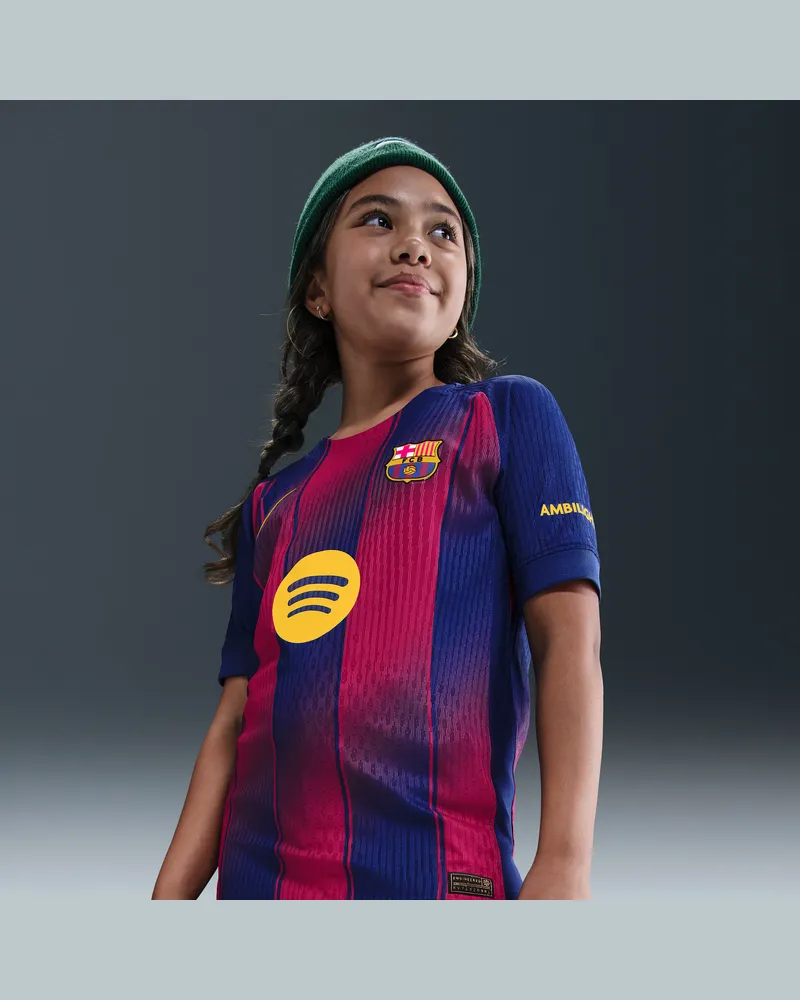 Nike FC Barcelona 2025/26 Match Home  Dri-FIT ADV Authentic Fußballtrikot (ältere Kinder) - Blau Blau