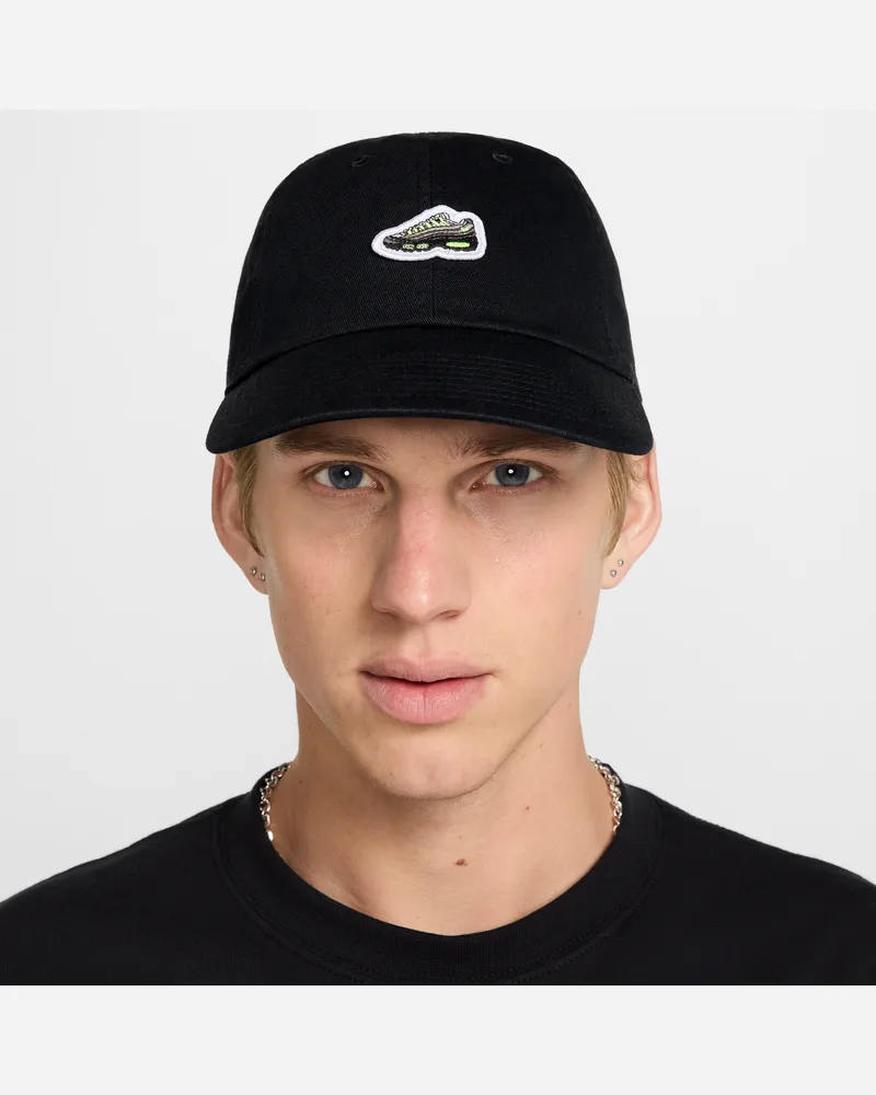 Nike Club unstrukturierte Cap - Schwarz Schwarz