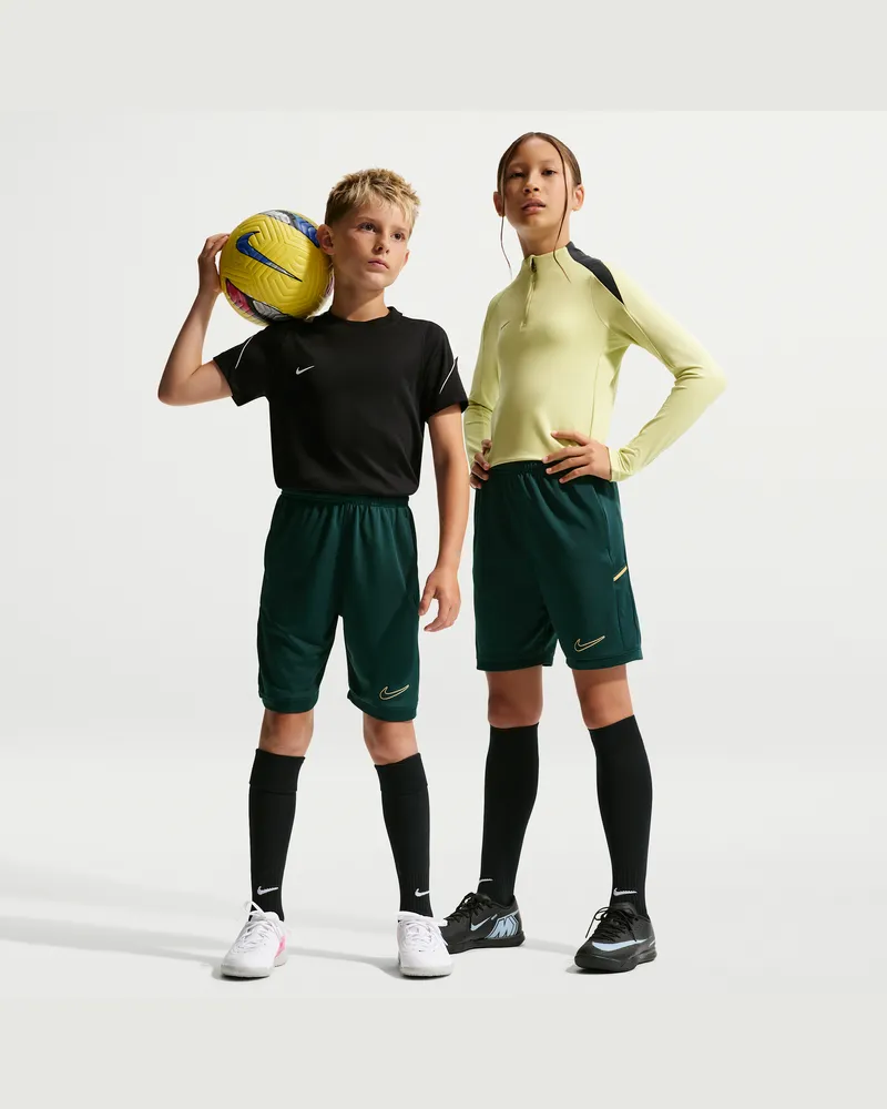 Nike Academy Dri-FIT Fußball Shorts aus Webmaterial (ältere Kinder) - Grün Grün