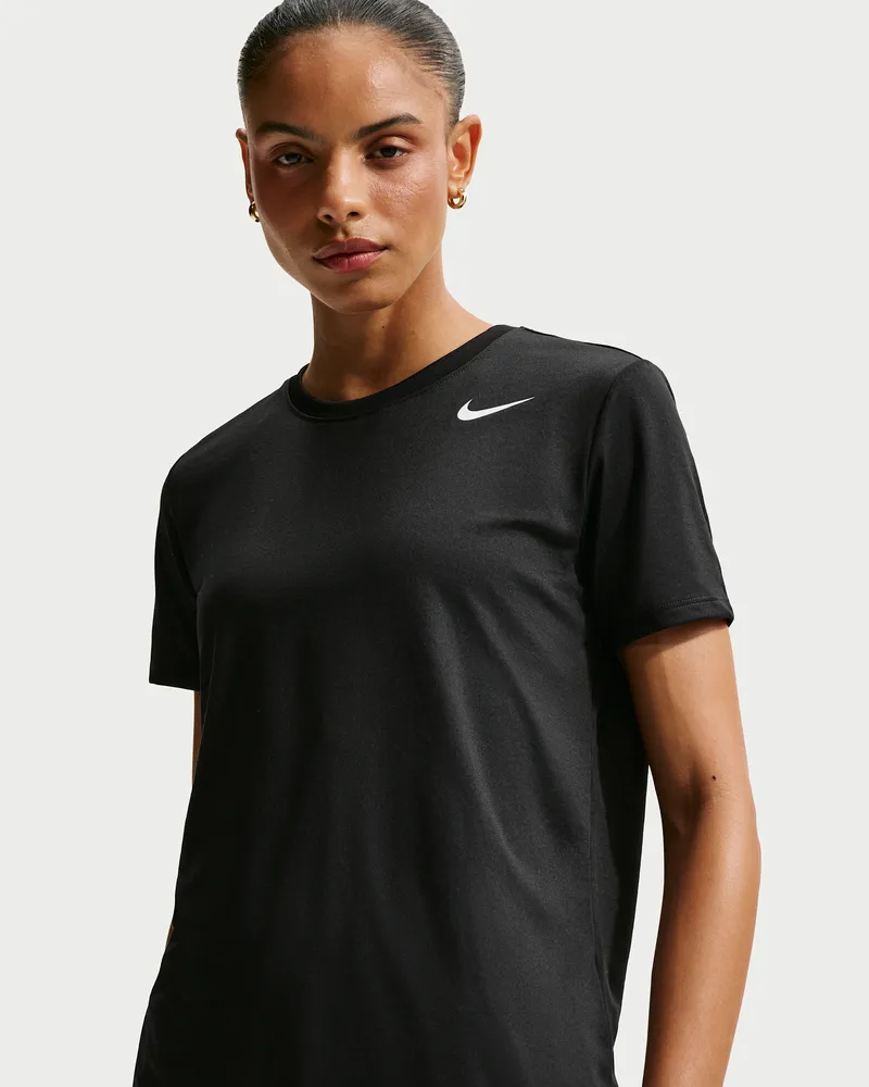 Nike Dri-FIT Damen-T-Shirt - Schwarz Schwarz