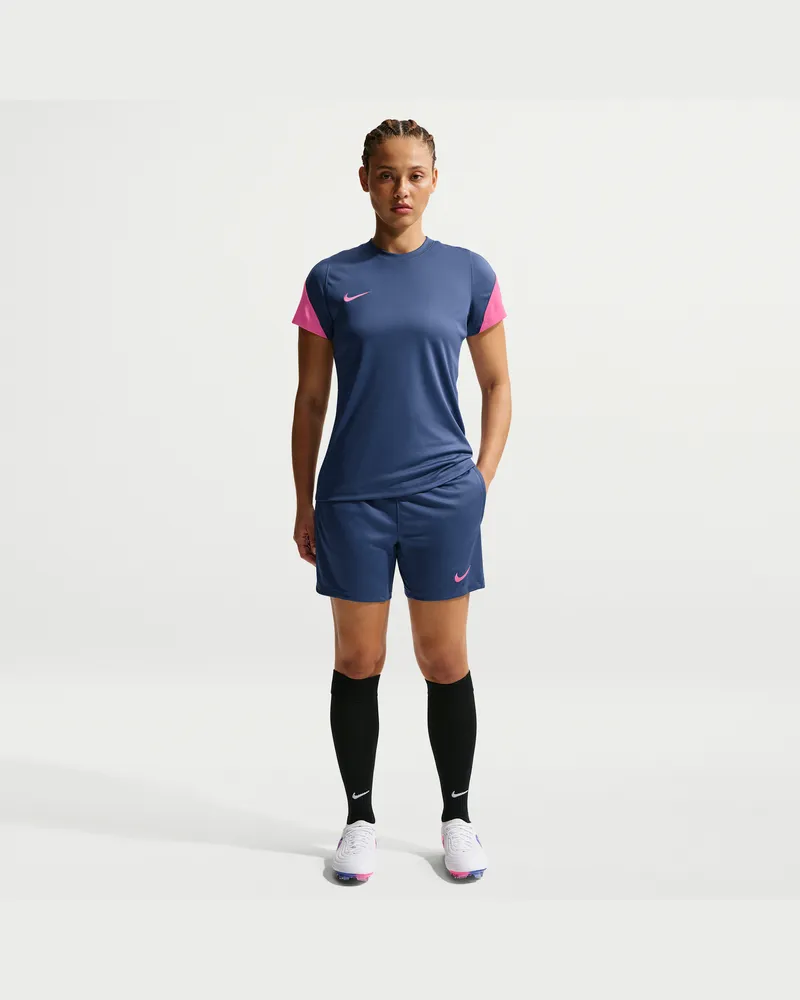 Nike Strike Dri-FIT Strick-Fußballshorts (Damen) - Blau Blau