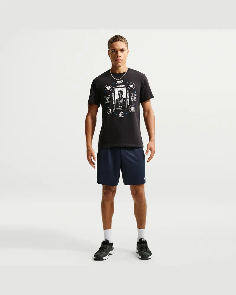 Nike Flex Trainingsshorts (Herren, ca. 18 cm) - Blau Blau