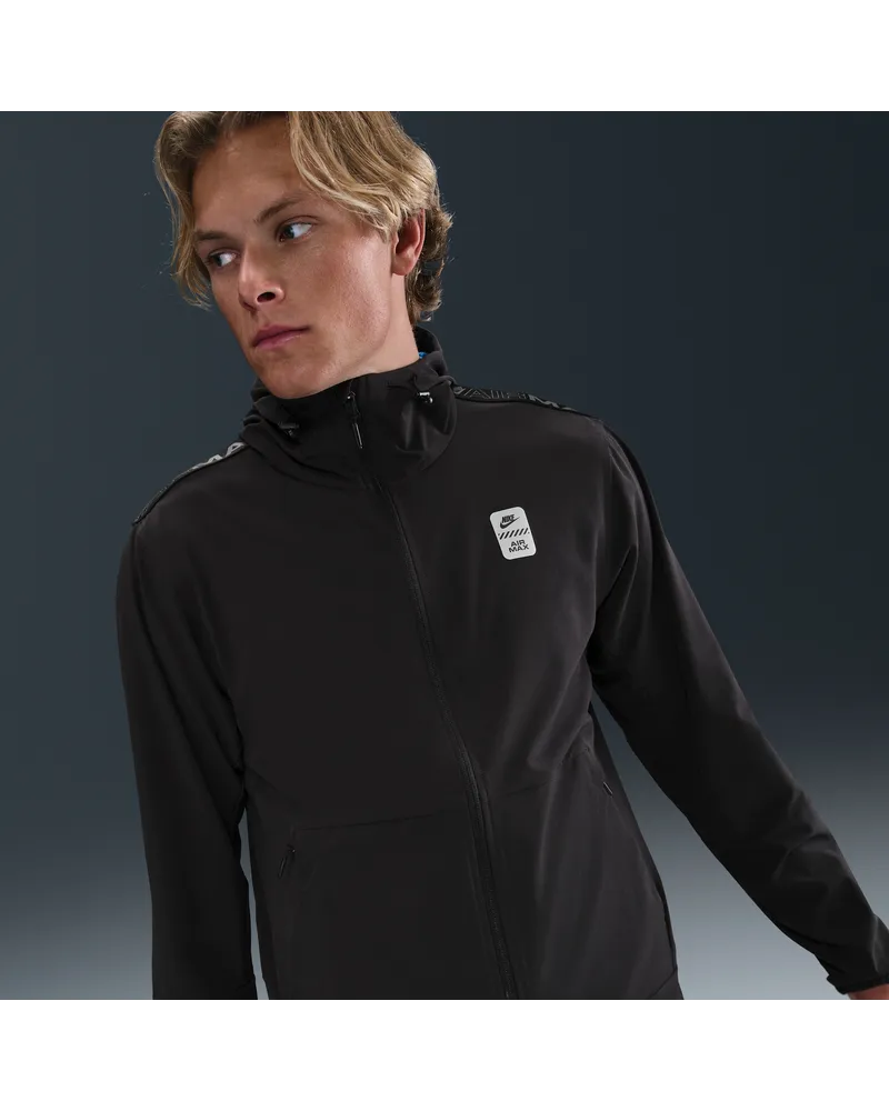 Nike Air Max Herren-Webjacke - Schwarz Schwarz