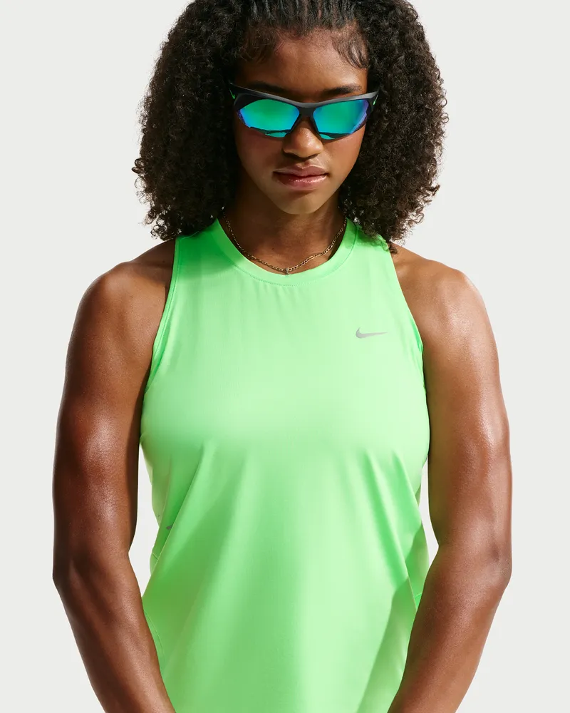 Nike Swift Dri-FIT Lauf-Tanktop (Damen) - Grün Grün