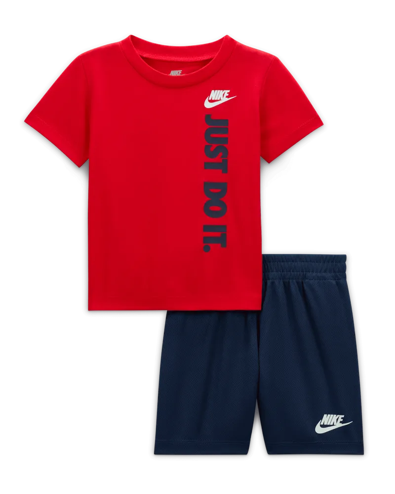 Nike Set aus Graphic-T-Shirt und Shorts (Babys, 12–24 M) - Blau Blau