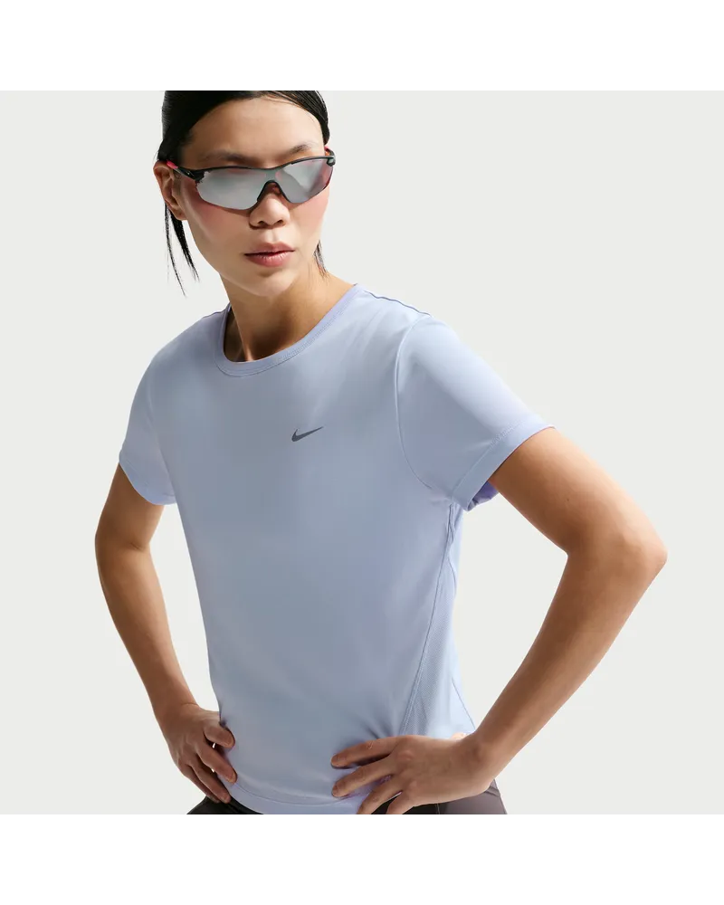Nike Tempo Dri-FIT Kurzarm-Laufoberteil (Damen) - Lila Lila